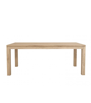 Straight dining table